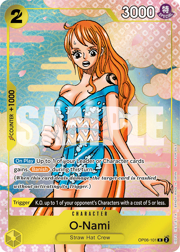O-Nami One Piece TCG Card