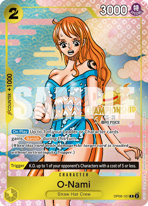 O-Nami One Piece TCG Card