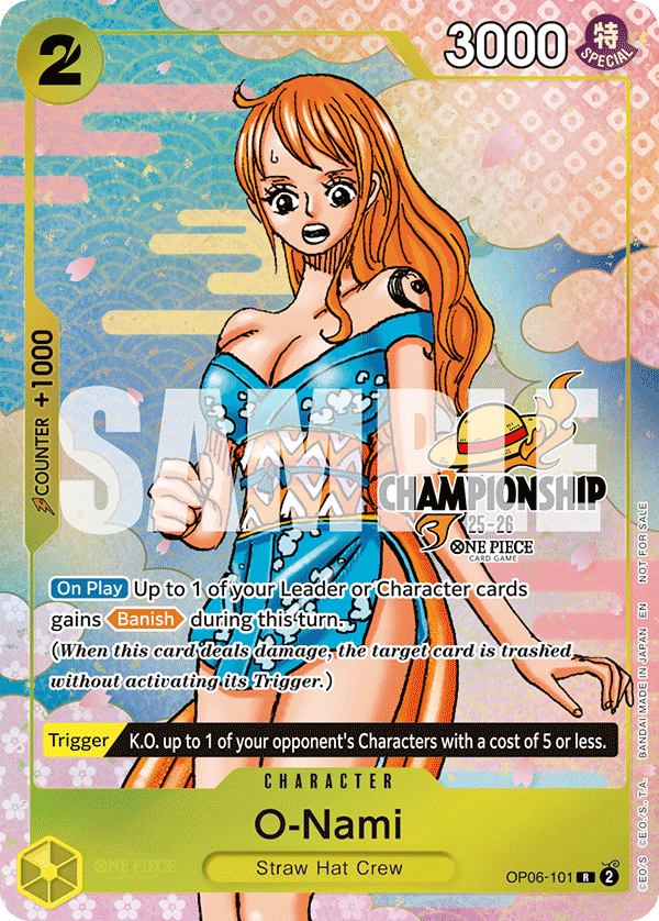 O-Nami One Piece TCG Card
