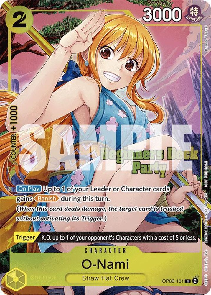 O-Nami One Piece TCG Card