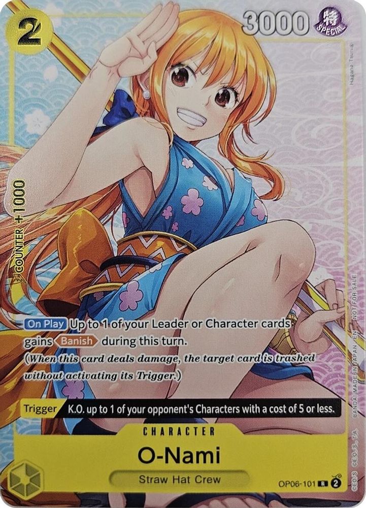 O-Nami One Piece TCG Card