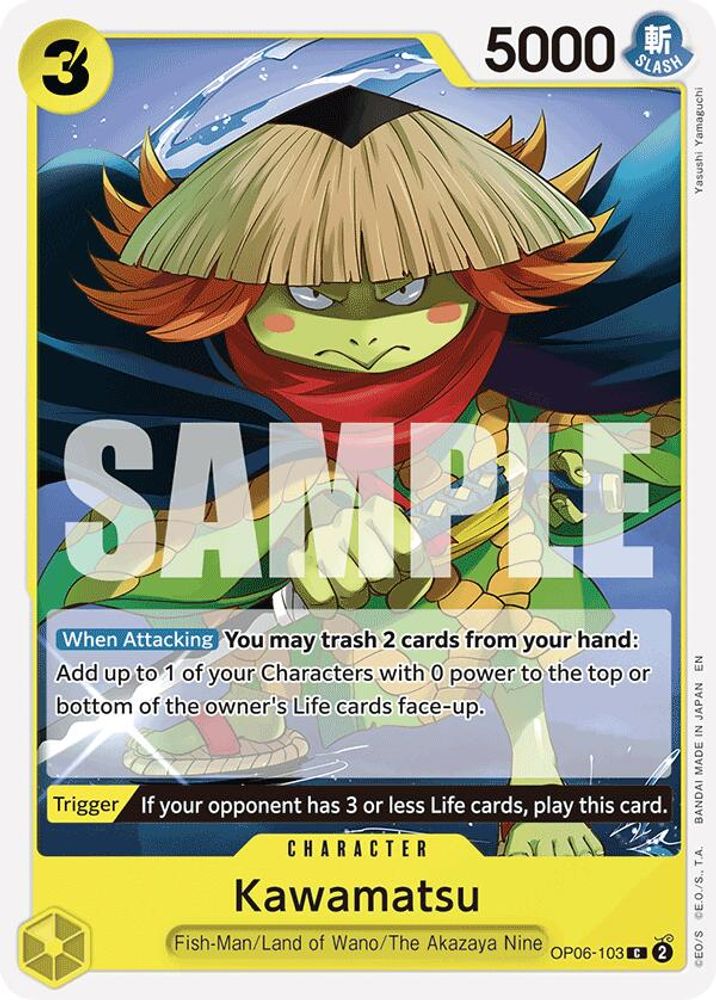 Kawamatsu One Piece TCG Card