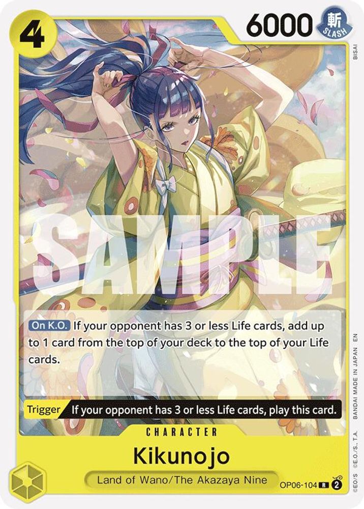 Kikunojo One Piece TCG Card