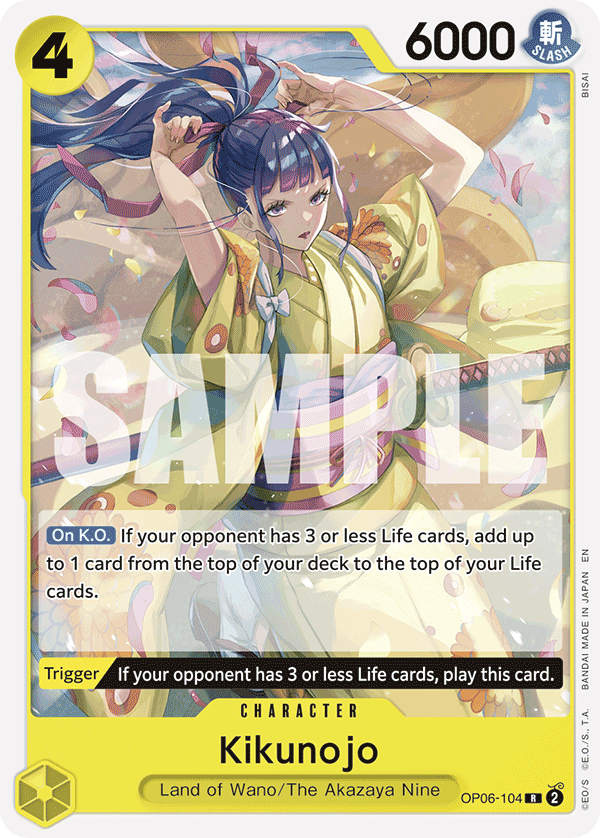 Kikunojo One Piece TCG Card