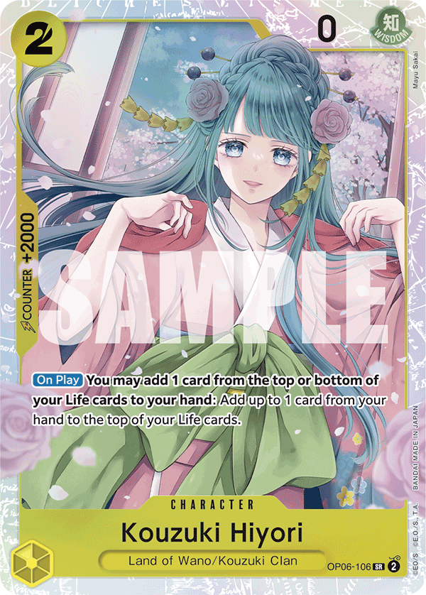 Kouzuki Hiyori One Piece TCG Card