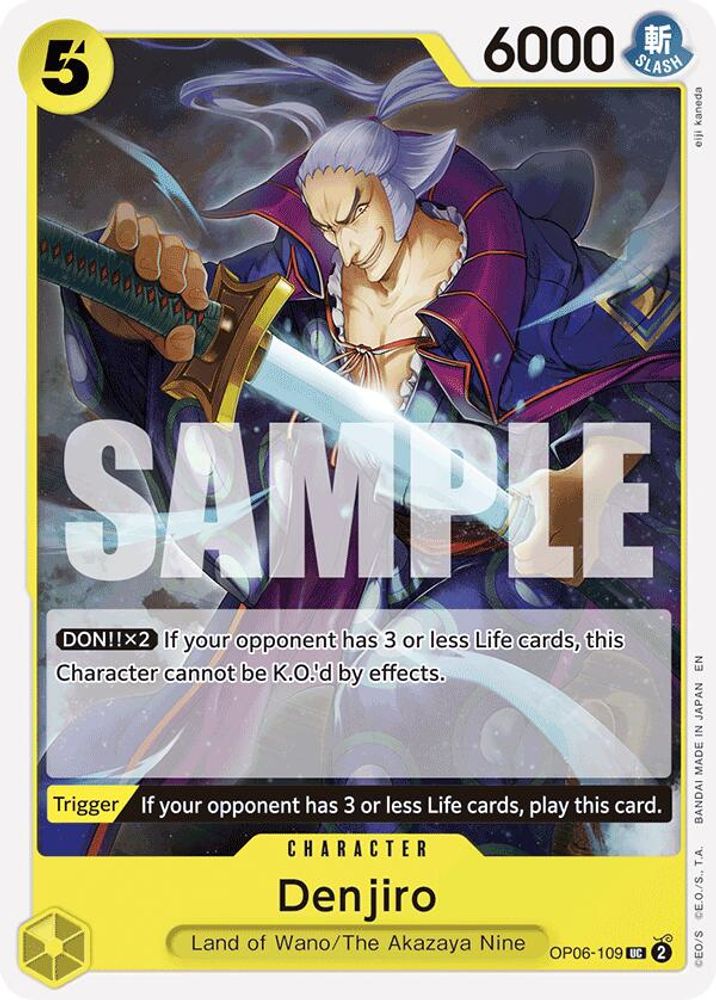 Denjiro One Piece TCG Card
