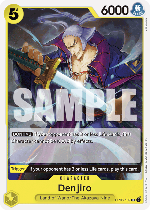 Denjiro One Piece TCG Card