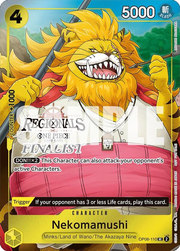 Nekomamushi One Piece TCG Card
