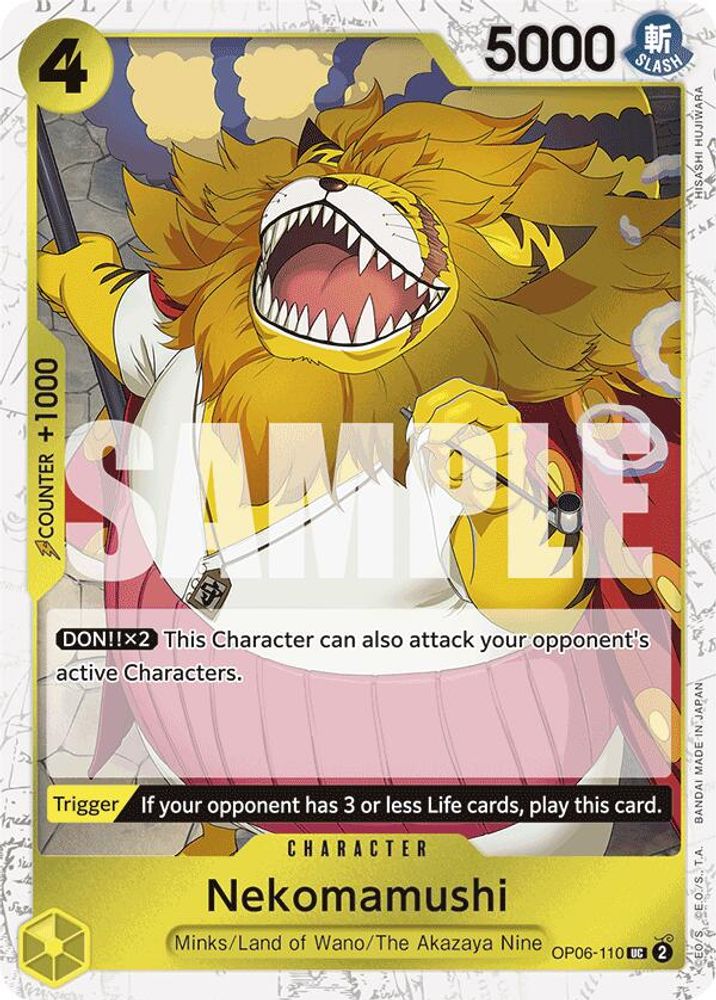 Nekomamushi One Piece TCG Card