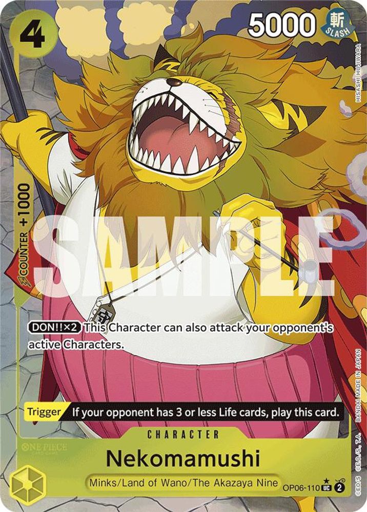 Nekomamushi One Piece TCG Card