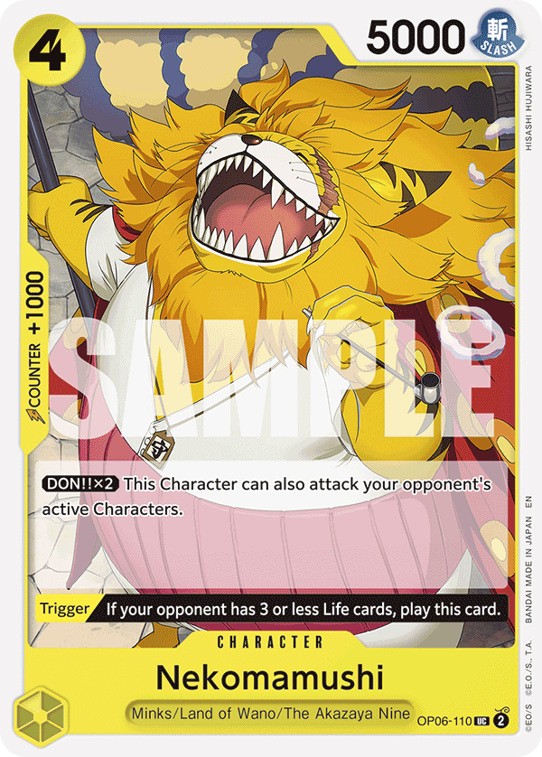 Nekomamushi One Piece TCG Card