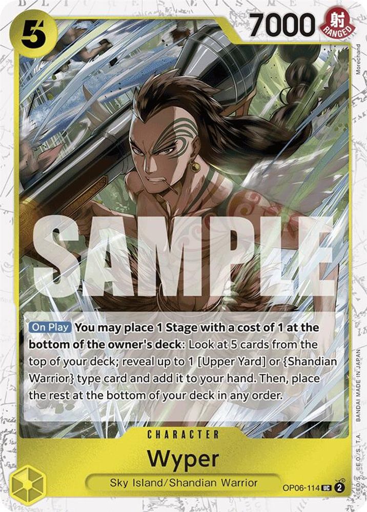 Wyper One Piece TCG Card