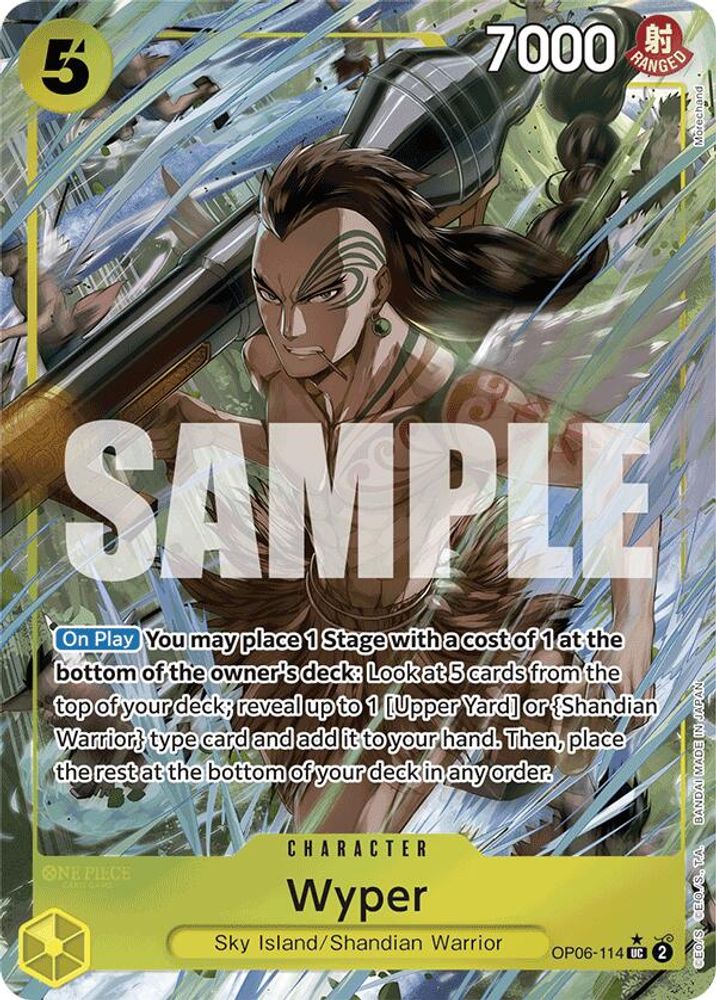 Wyper One Piece TCG Card