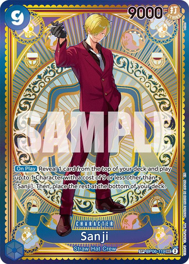 Sanji One Piece TCG Card