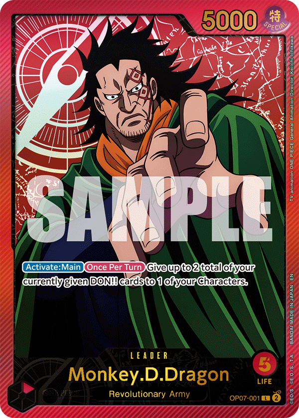 Monkey.D.Dragon One Piece TCG Card