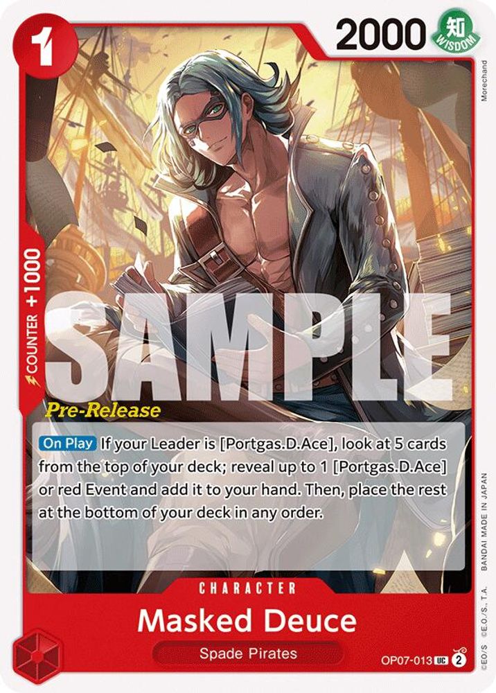 Masked Deuce One Piece TCG Card