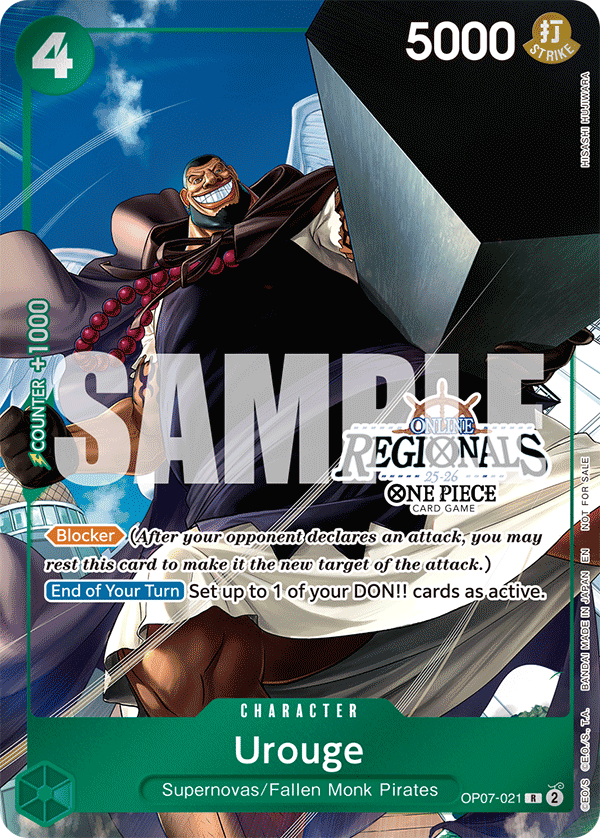 Urouge One Piece TCG Card