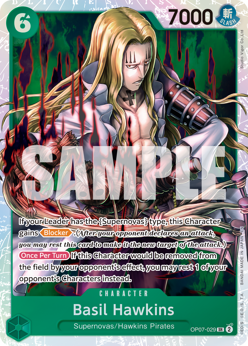 Basil Hawkins One Piece TCG Card
