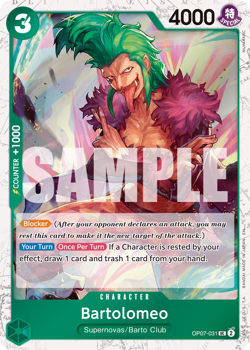 Bartolomeo One Piece TCG Card