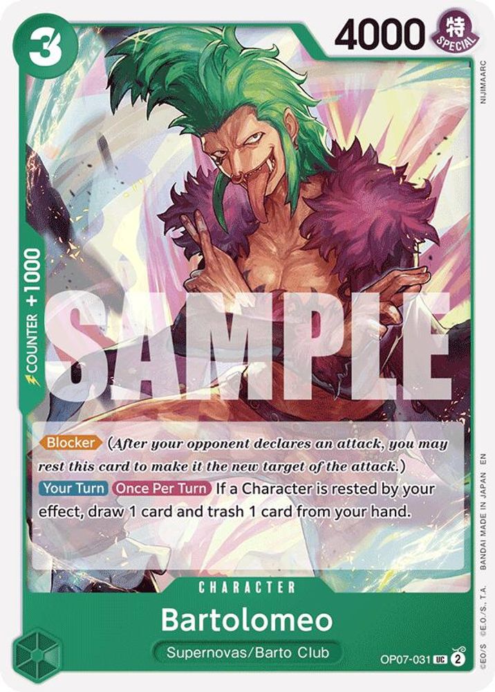 Bartolomeo One Piece TCG Card