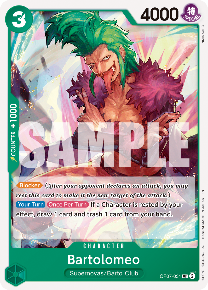 Bartolomeo One Piece TCG Card