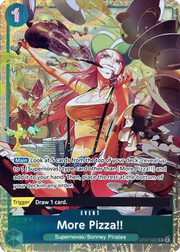 More Pizza!! One Piece TCG Card