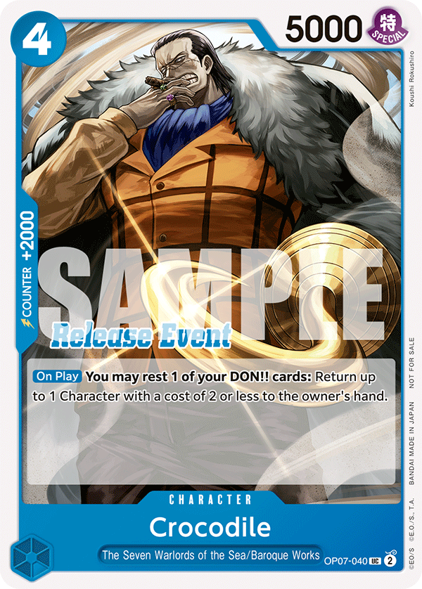 Crocodile One Piece TCG Card
