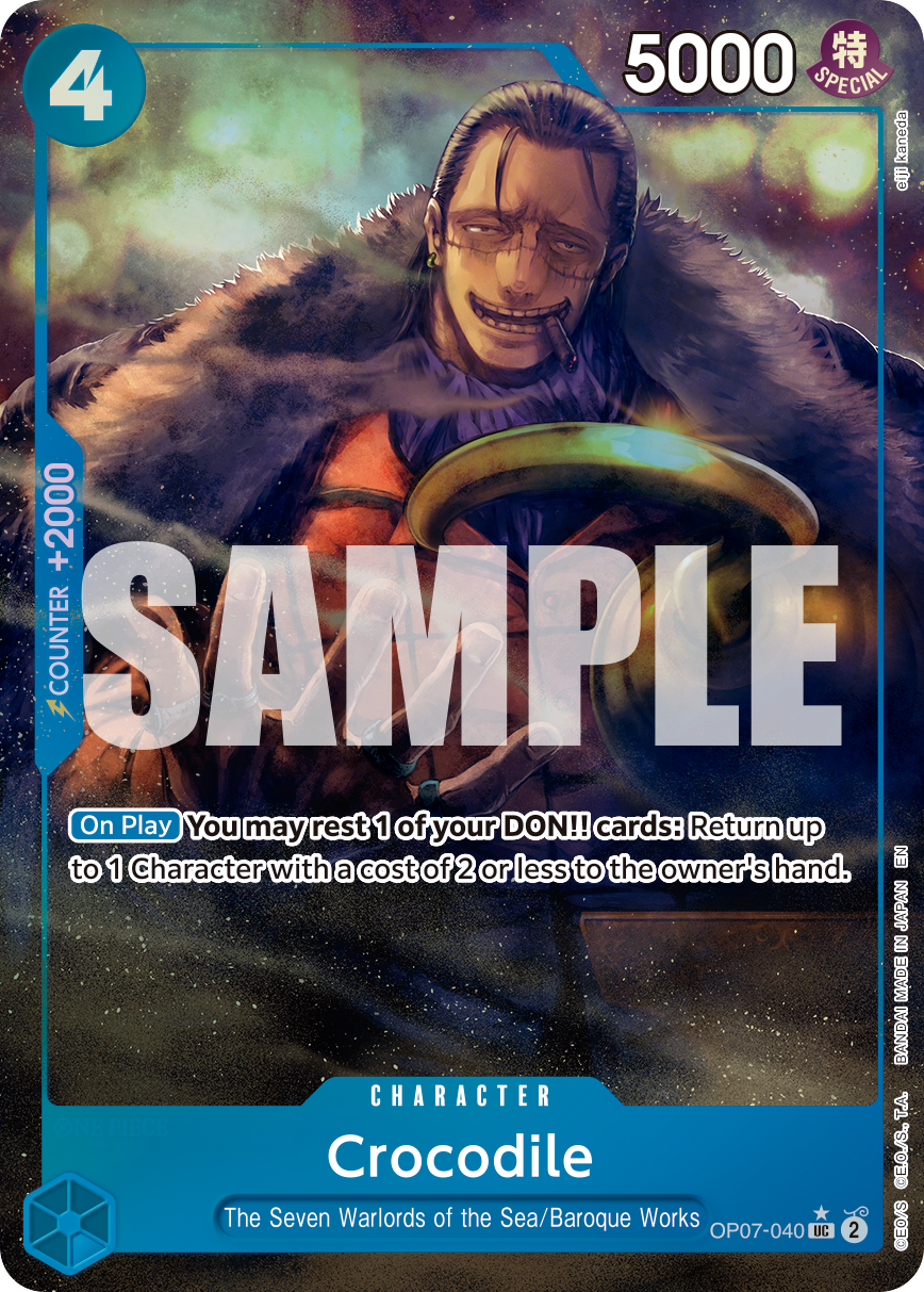 Crocodile One Piece TCG Card