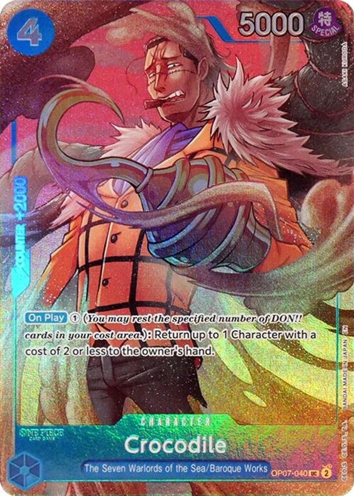 Crocodile One Piece TCG Card