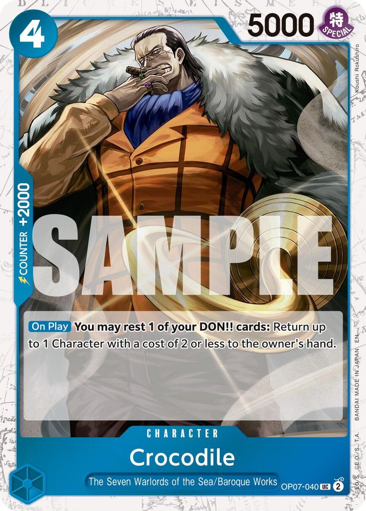 Crocodile One Piece TCG Card