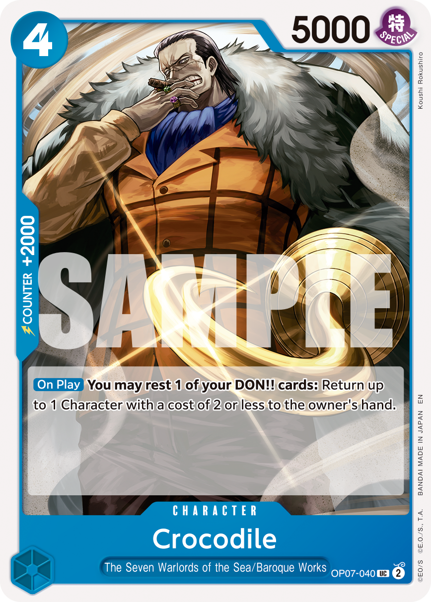 Crocodile One Piece TCG Card
