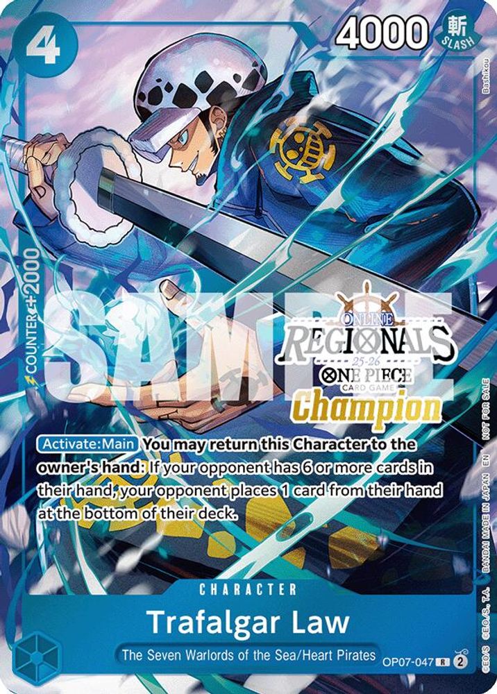 Trafalgar Law One Piece TCG Card