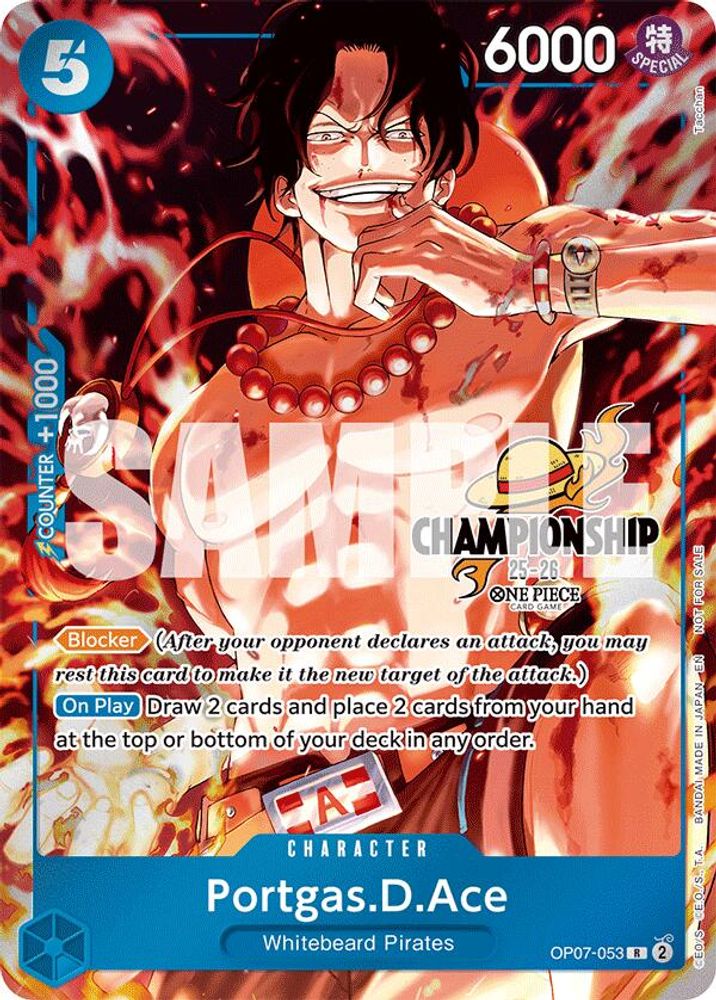 Portgas.D.Ace One Piece TCG Card