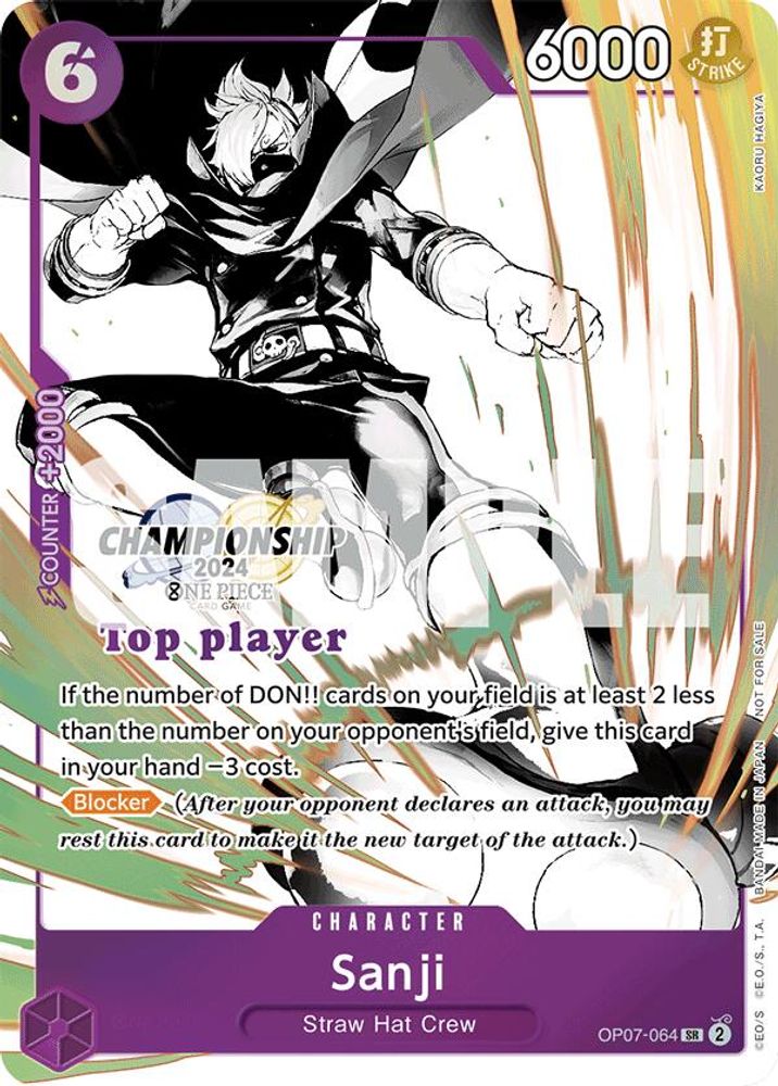 Sanji One Piece TCG Card
