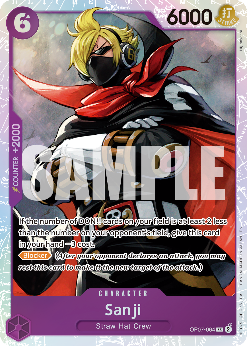 Sanji One Piece TCG Card