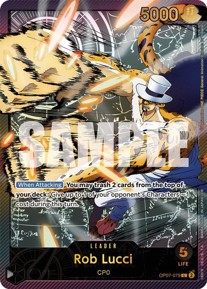 Rob Lucci One Piece TCG Card
