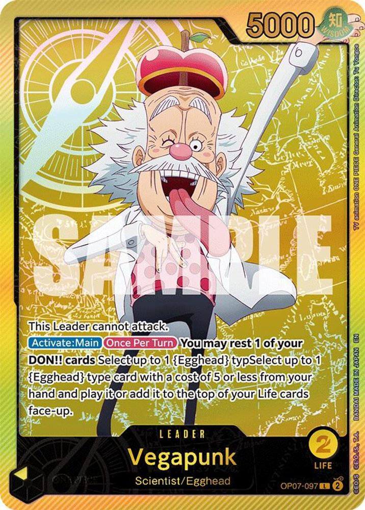 Vegapunk One Piece TCG Card