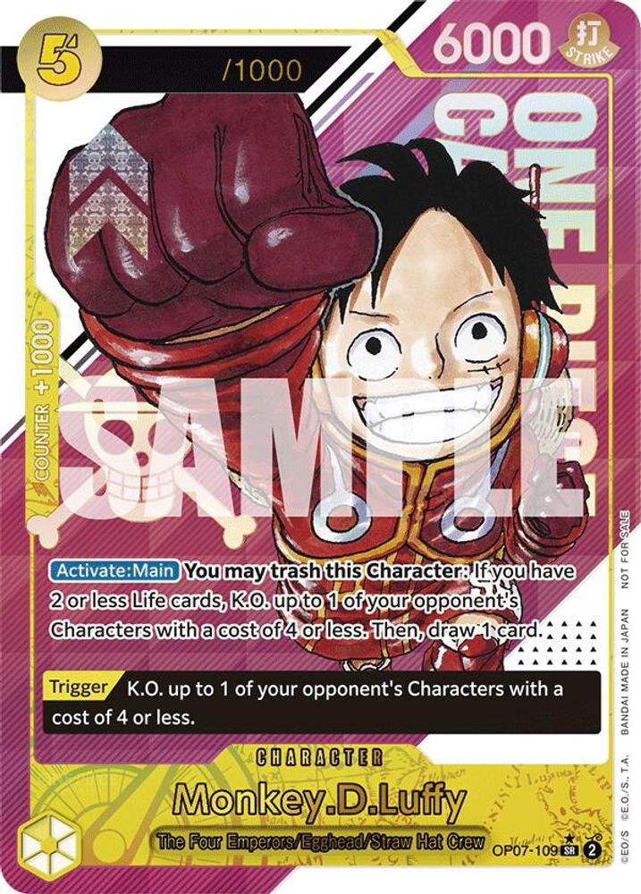 Monkey.D.Luffy One Piece TCG Card