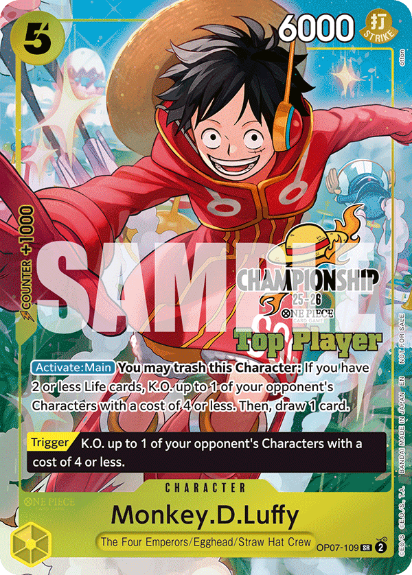 Monkey.D.Luffy One Piece TCG Card