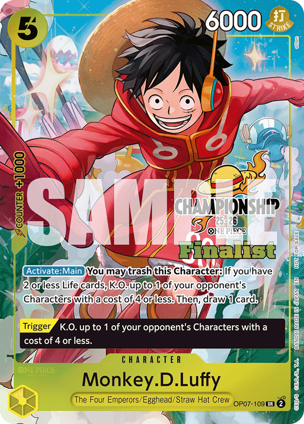 Monkey.D.Luffy One Piece TCG Card