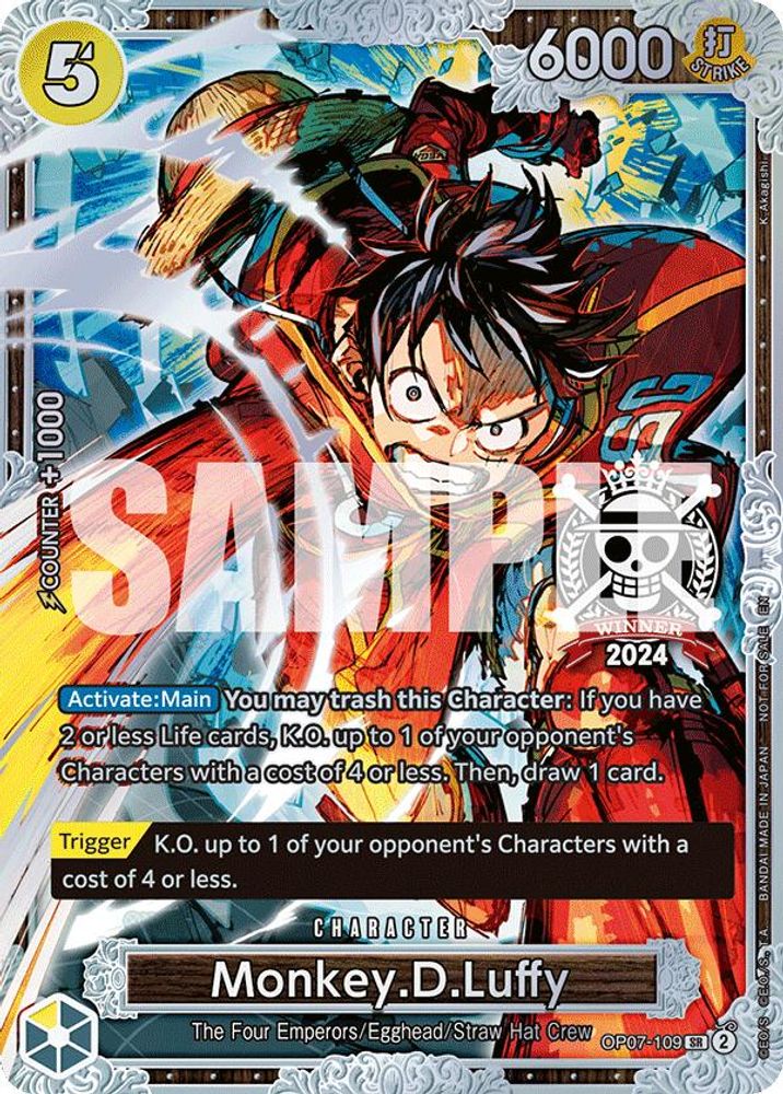 Monkey.D.Luffy One Piece TCG Card
