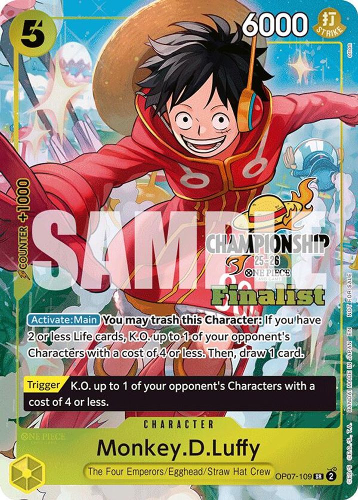 Monkey.D.Luffy One Piece TCG Card