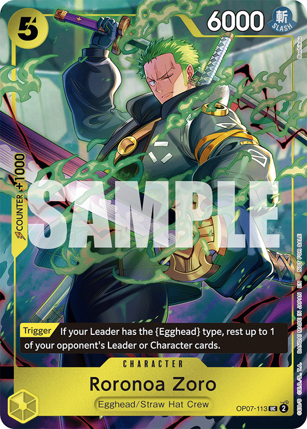 Roronoa Zoro One Piece TCG Card