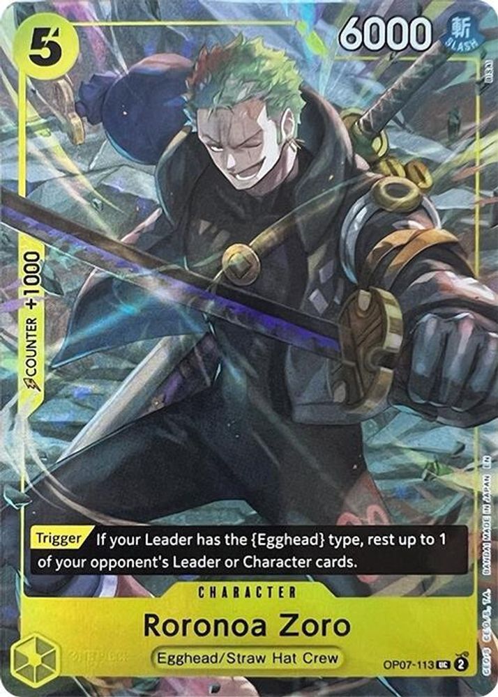 Roronoa Zoro One Piece TCG Card