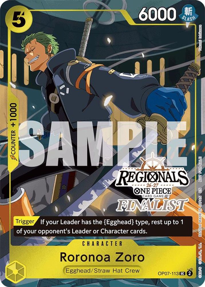 Roronoa Zoro One Piece TCG Card