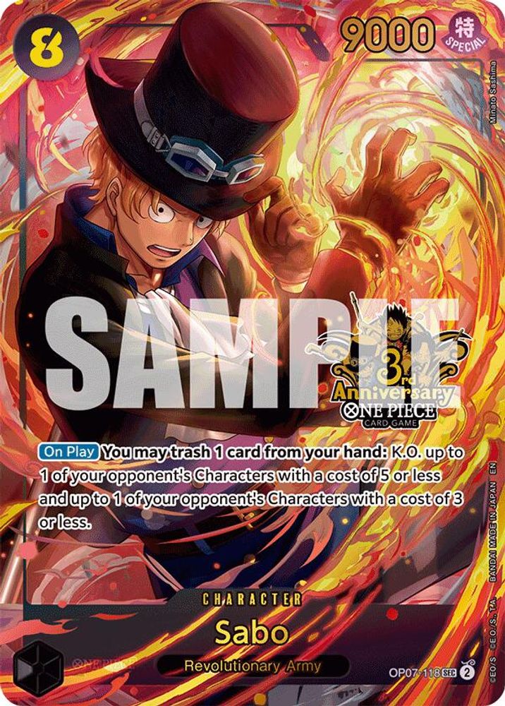 Sabo One Piece TCG Card