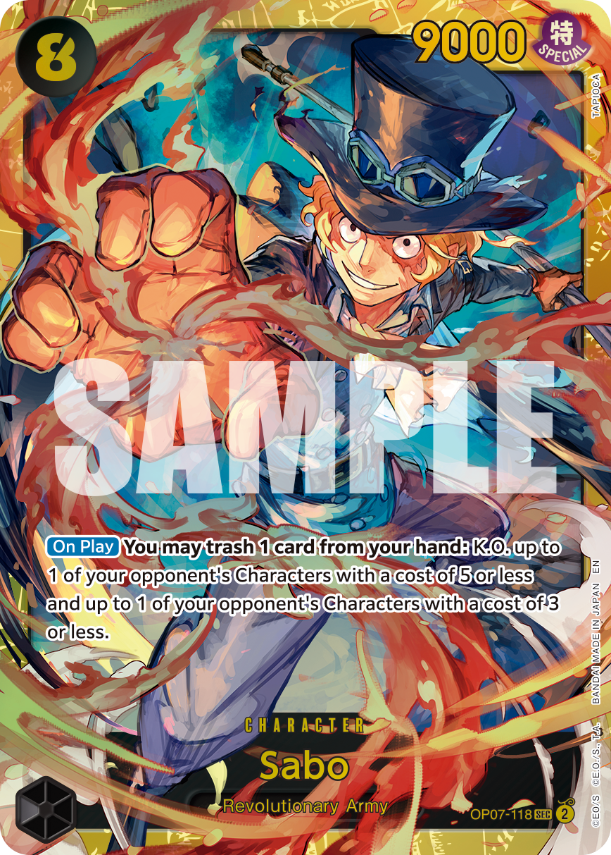 Sabo One Piece TCG Card