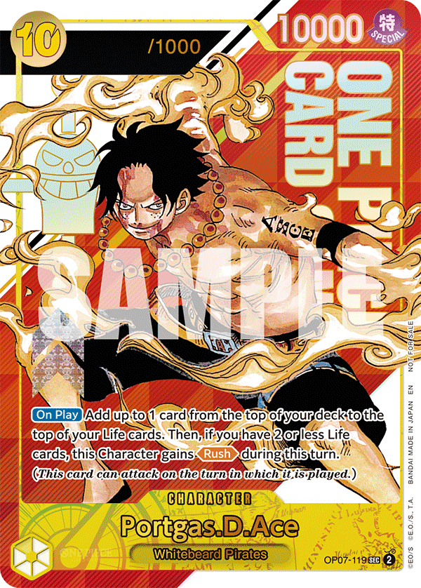Portgas.D.Ace One Piece TCG Card