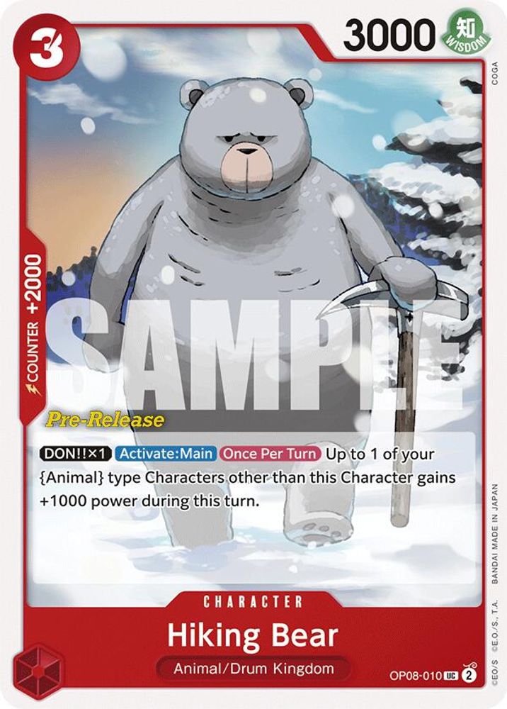Hiking Bear One Piece TCG Card