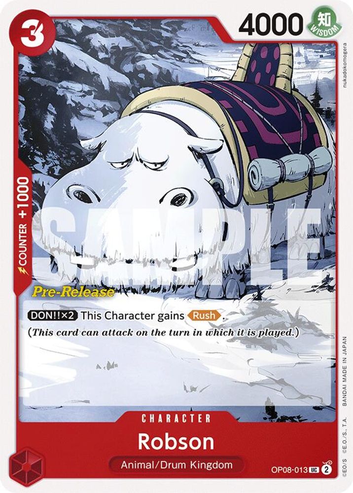 Robson One Piece TCG Card